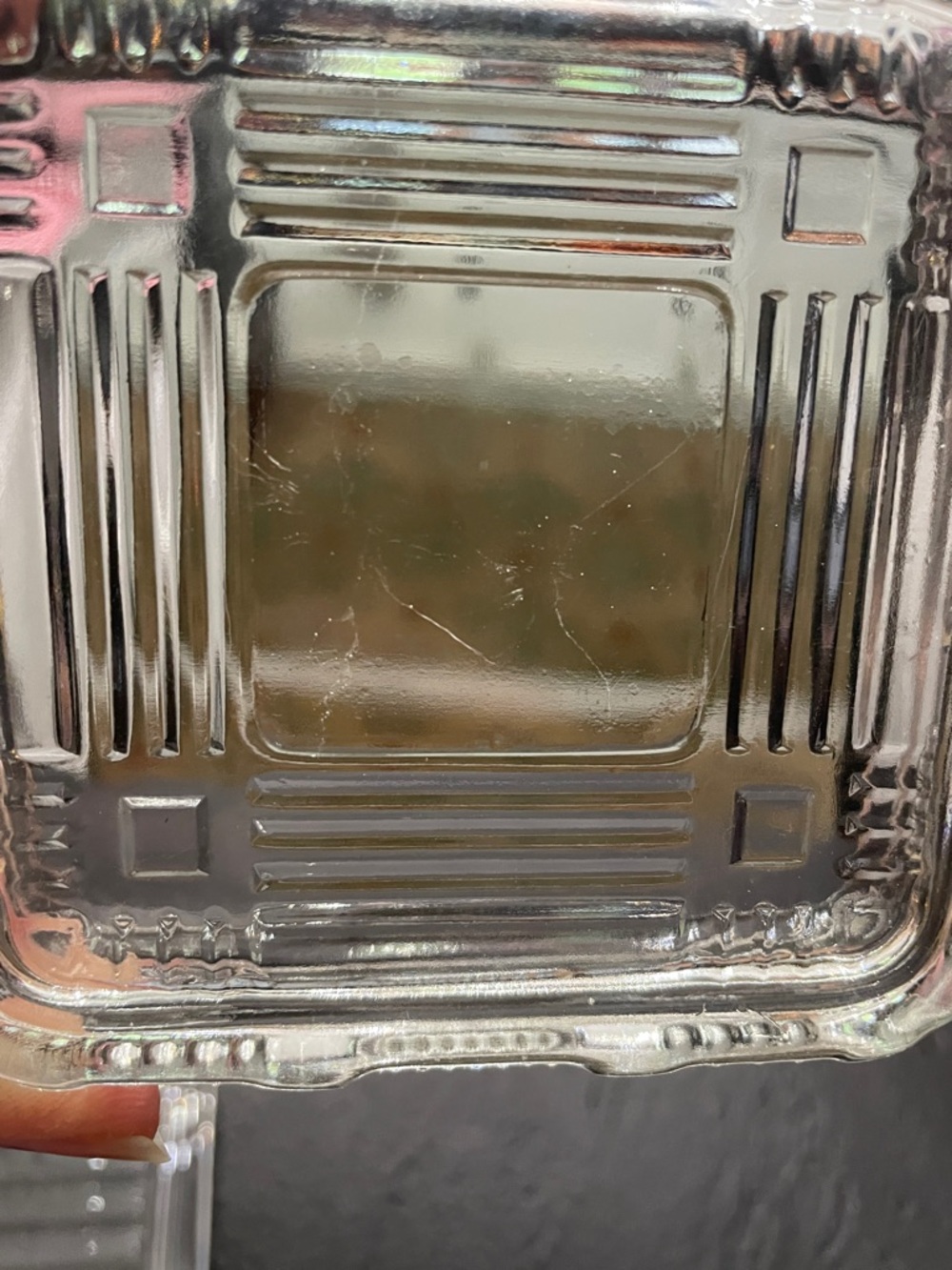Clear Glass Square Accessory Case - Transparent - Picture 2 of 9